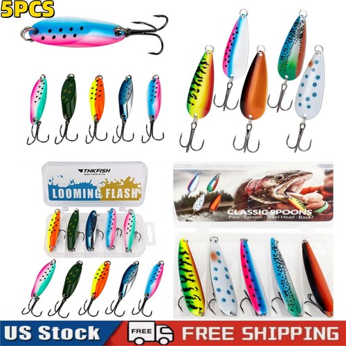 5pcs magnum trolling spoons - magnum,